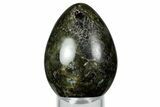 Flashy, Polished Labradorite Egg - Madagascar #344318-1